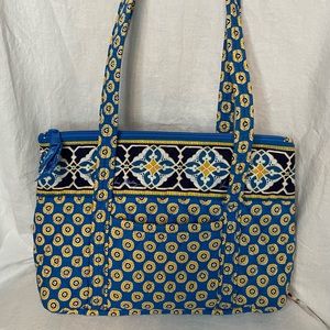 👛 Vera Bradley Betsy Purse in Riviera Blue. NWOT.  Vintage Shoulder Bag. 👛